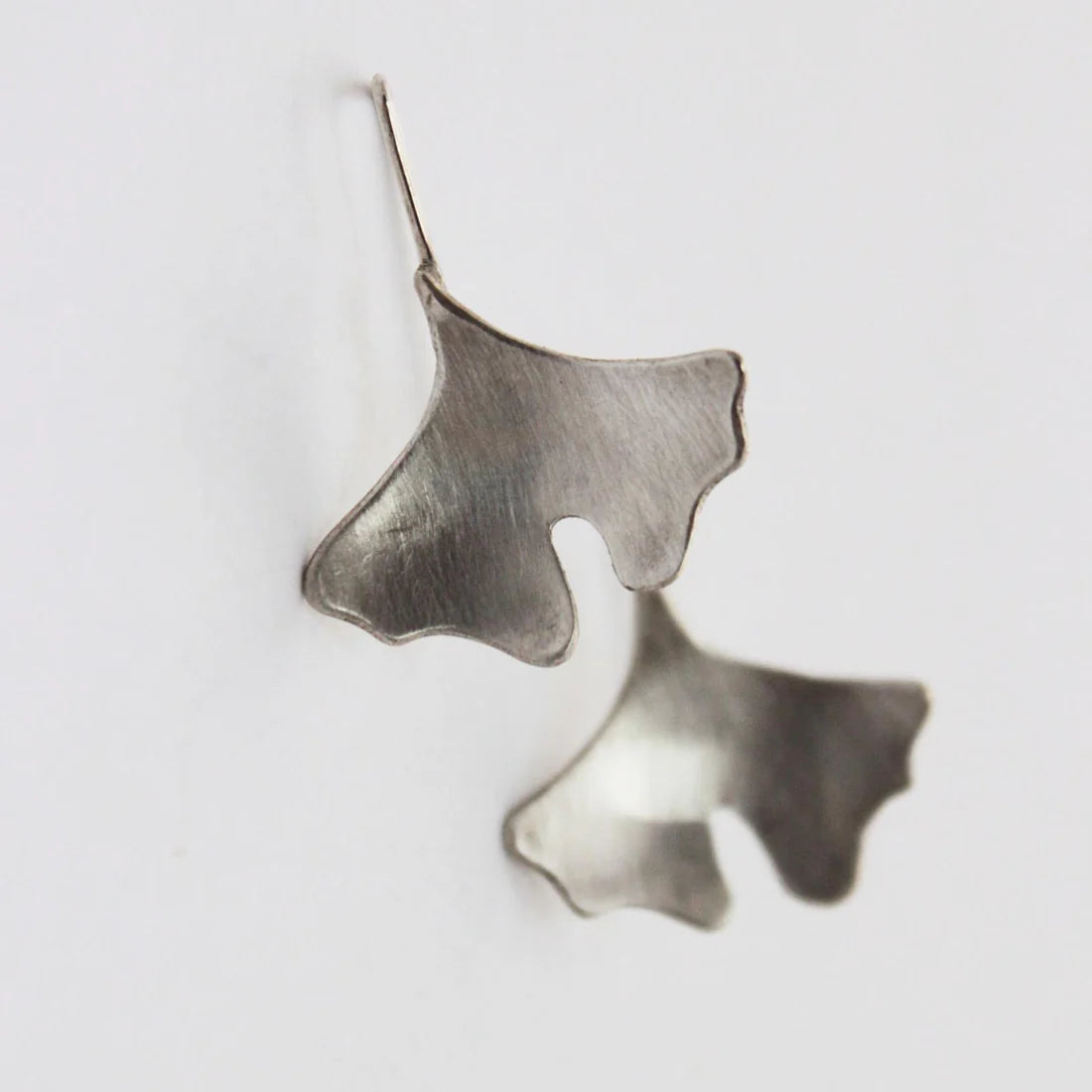 Pendientes de plata Gynkgo Biloba, m