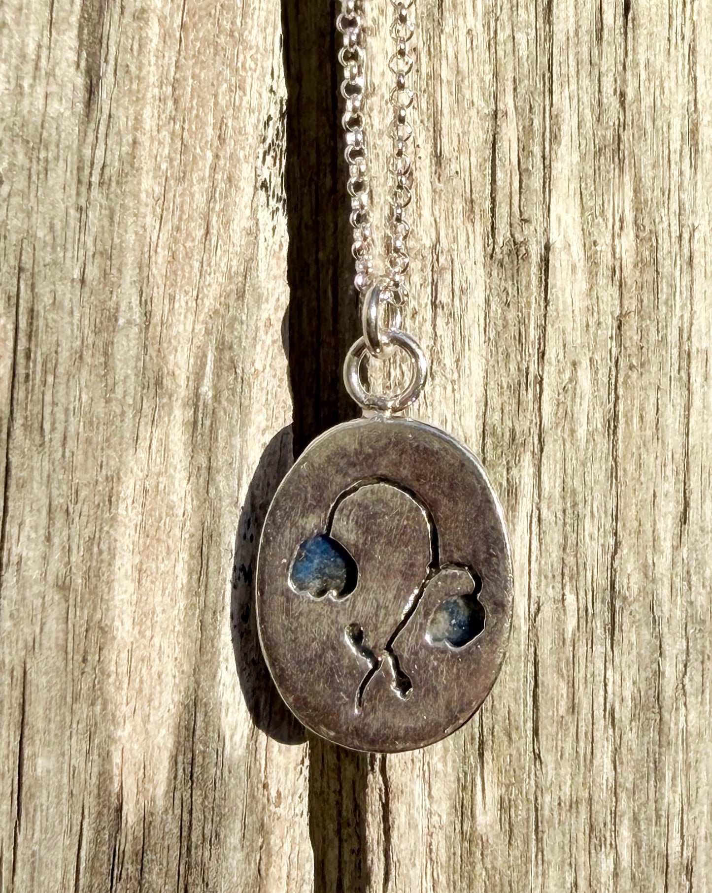 COLGANTE LAPISLÁZULI Y PLATA