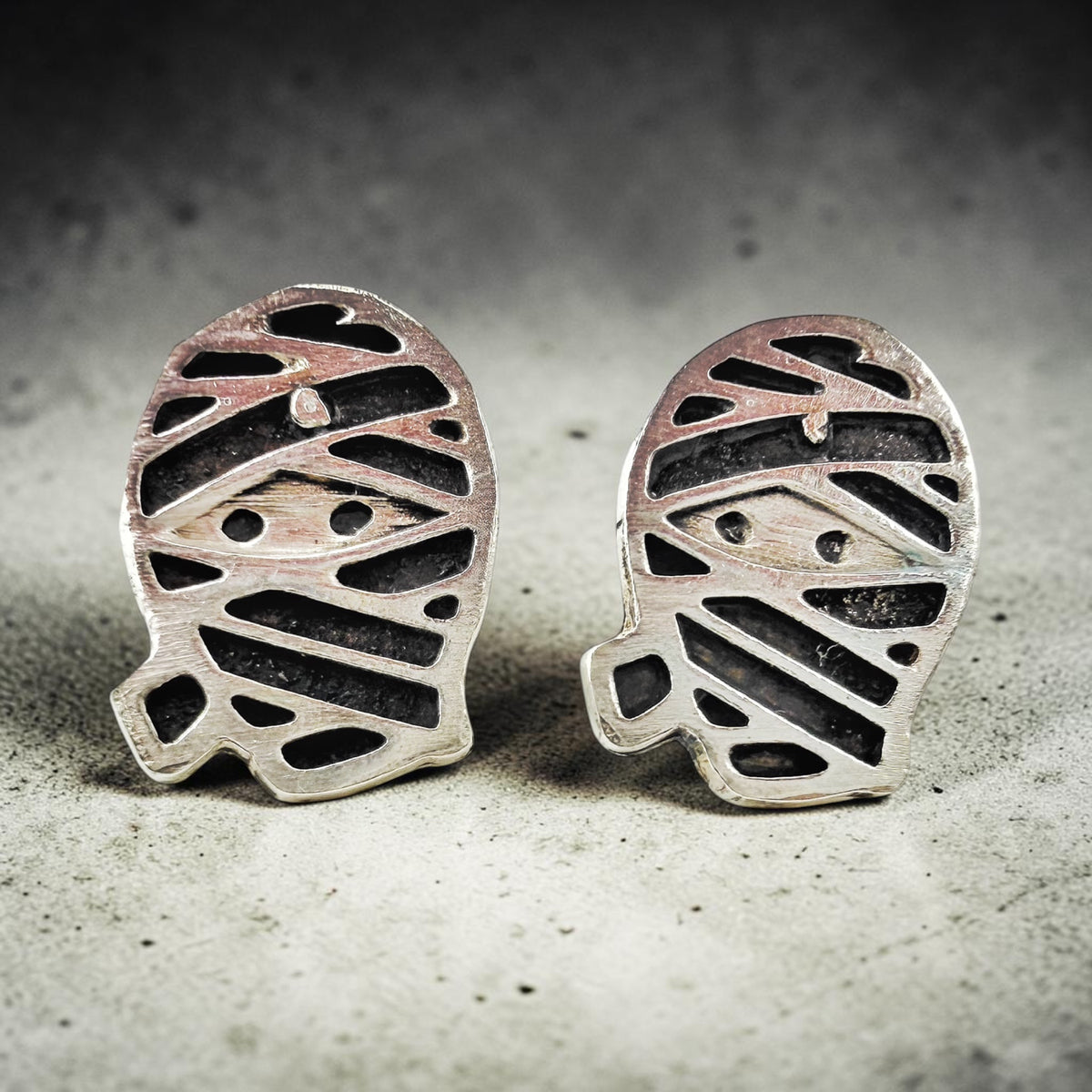 PENDIENTES MOMIA DE PLATA