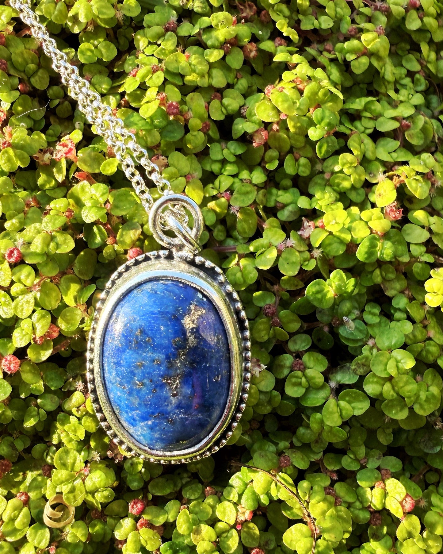 COLGANTE LAPISLÁZULI Y PLATA