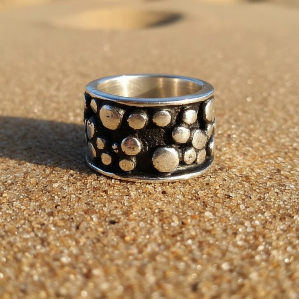 anillo de plata rock & fun